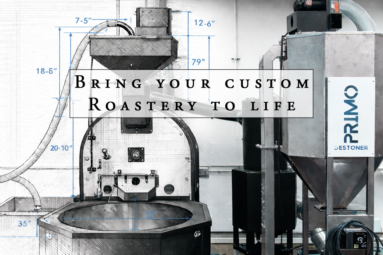 XR-70 Commercial Coffee Roaster — 70 kg Class & Custom Builds